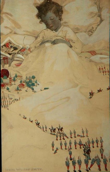 Az ellenpanel földje (színes litó) alkotó: Jessie Willcox Smith