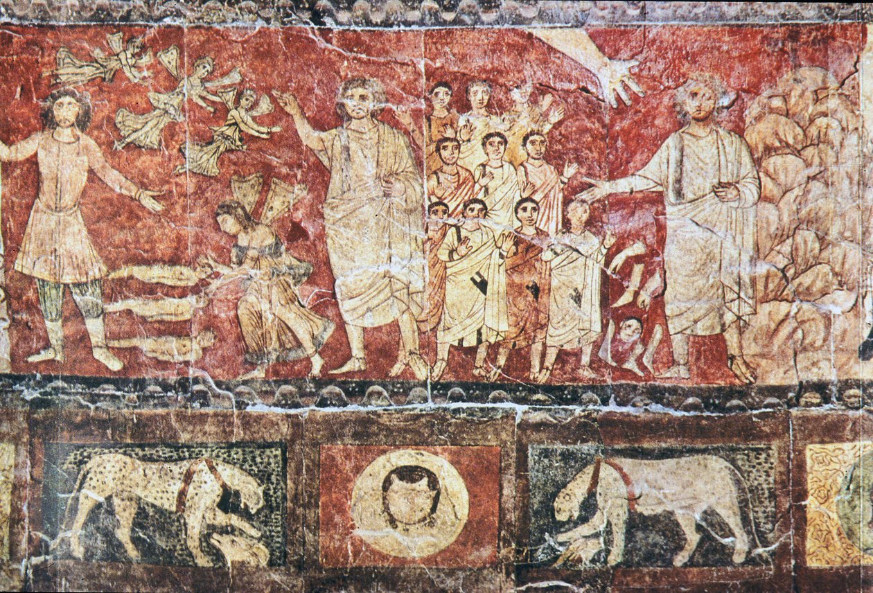 Ezékiel próféciája (tempera gipszön) (lásd még: 397873) alkotó: Jewish School