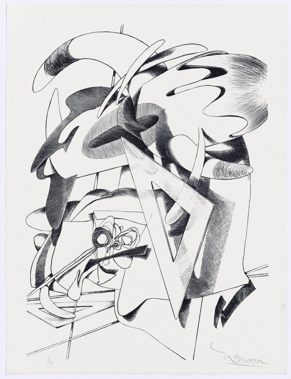 Abstraction with triangle alkotó: Jim Monson