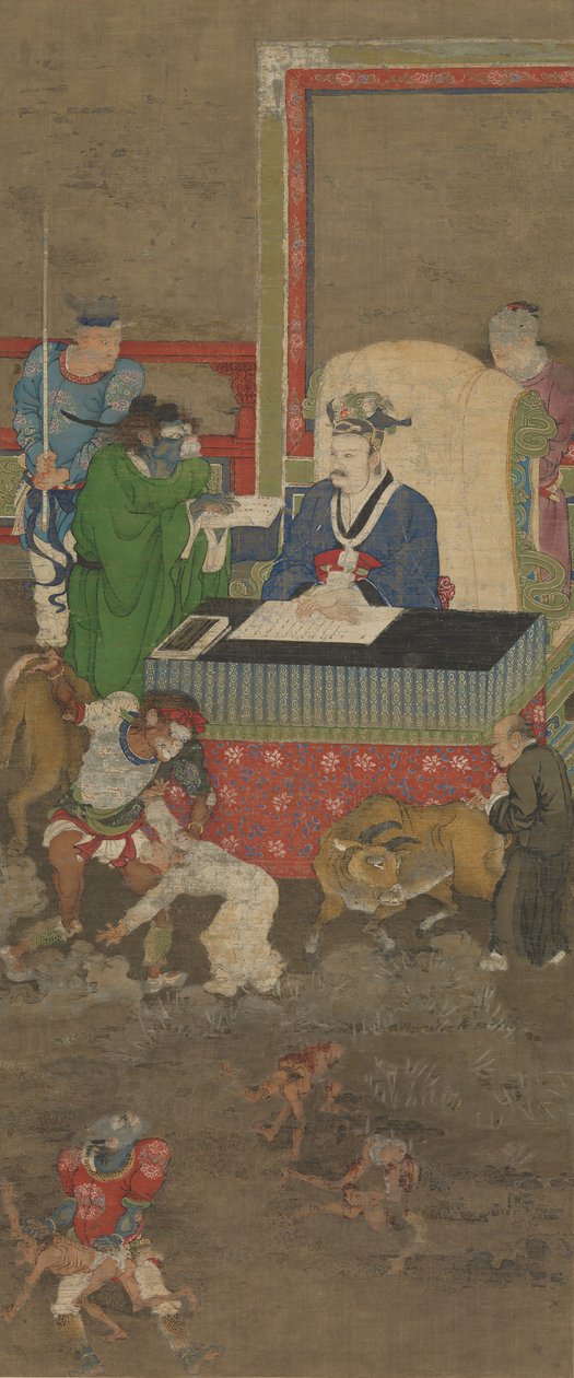 A pokol tíz királya, 1195 előtt. alkotó: Jin Chushi