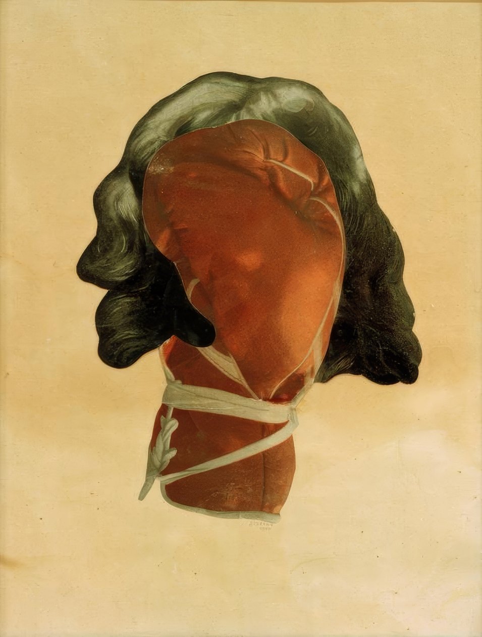 A mozgatható szekrény (fejkesztyű) alkotó: Jindrich Styrsky