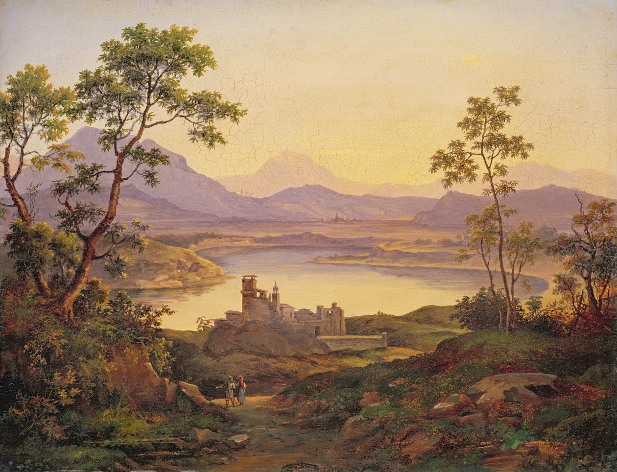 Olasz táj alkotó: Joachim Faber