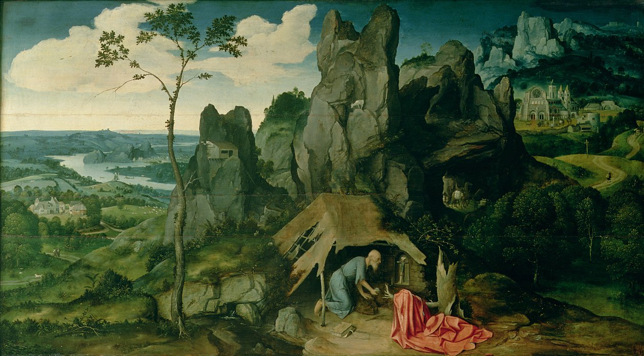 Szent Jeromos a sivatagban (lásd még: 223464) alkotó: Joachim Patenier