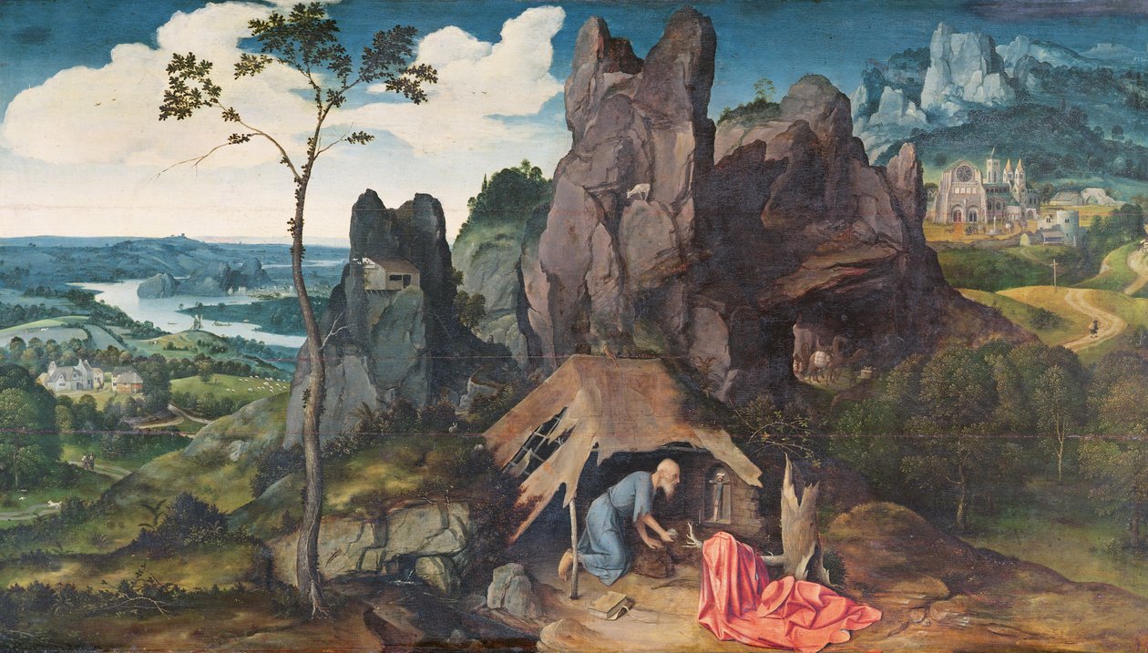 Szent Jeromos a sivatagban (lásd még: 94947) alkotó: Joachim Patinir