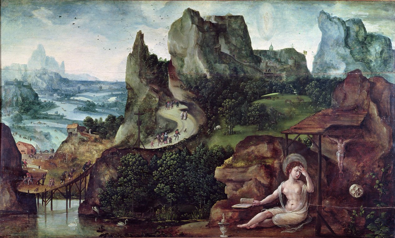 A bűnbánó Mária Magdolna alkotó: Joachim Patinir