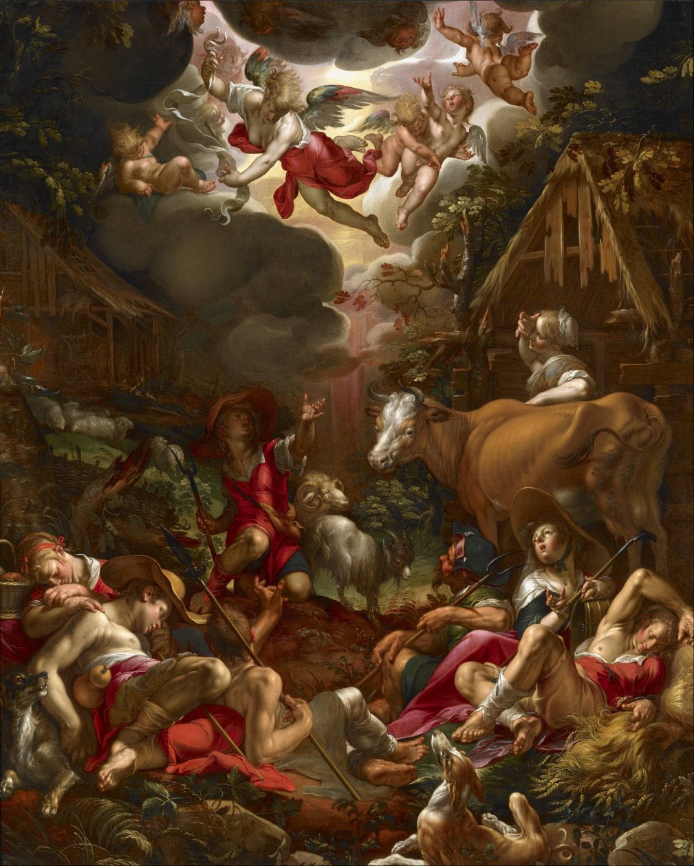 Hirdetés a pásztoroknak alkotó: Joachim Wtewael or Utewael