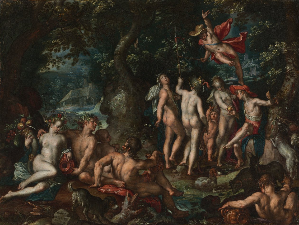 A párizsi ítélet, 1602. alkotó: Joachim Wtewael or Utewael