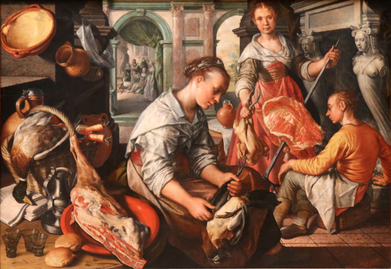 Krisztus Márta és Mária házában Krisztus Márta és Mária házában alkotó: Joachim Beuckelaer