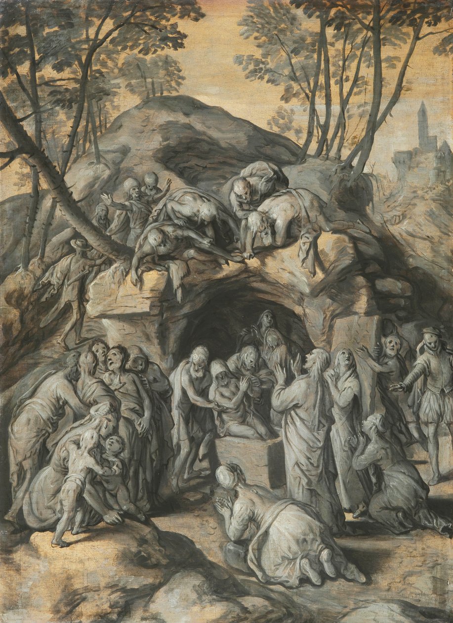 holland: Lázár feltámadása Lázár feltámadása alkotó: Joachim Beuckelaer