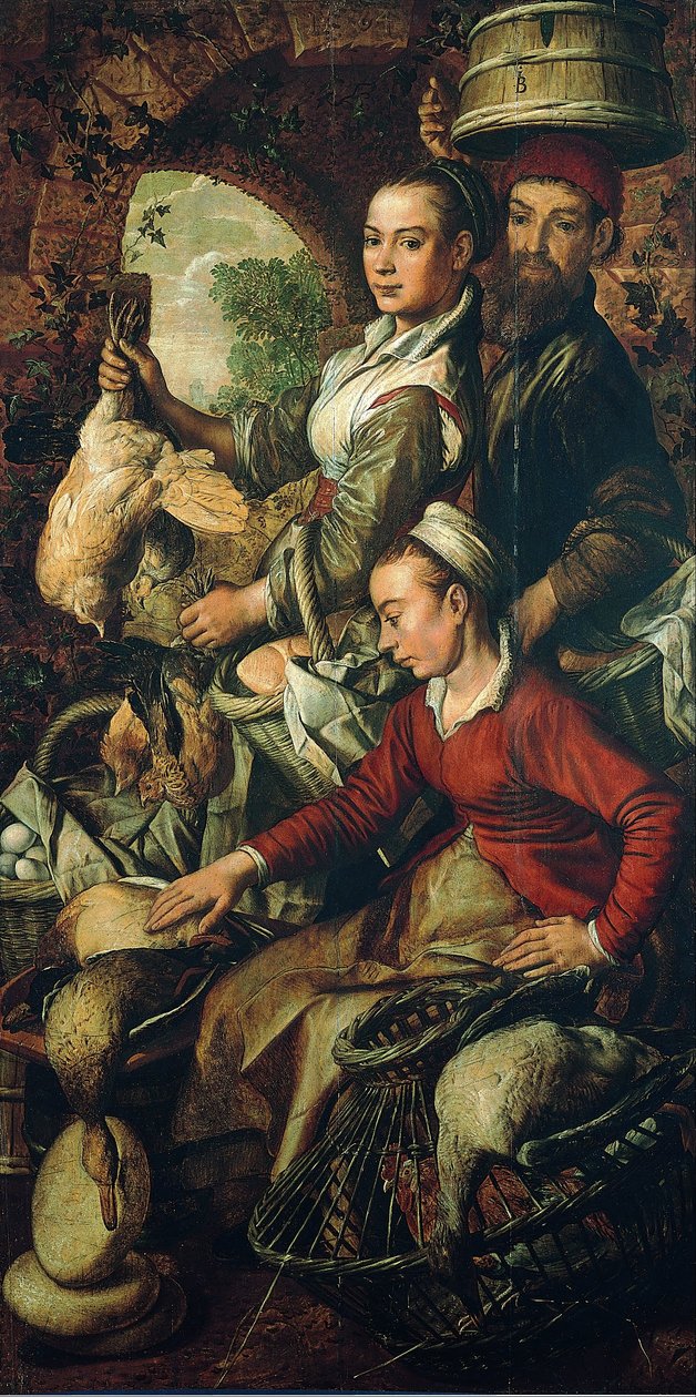 Piaci jelenet alkotó: Joachim Beuckelaer