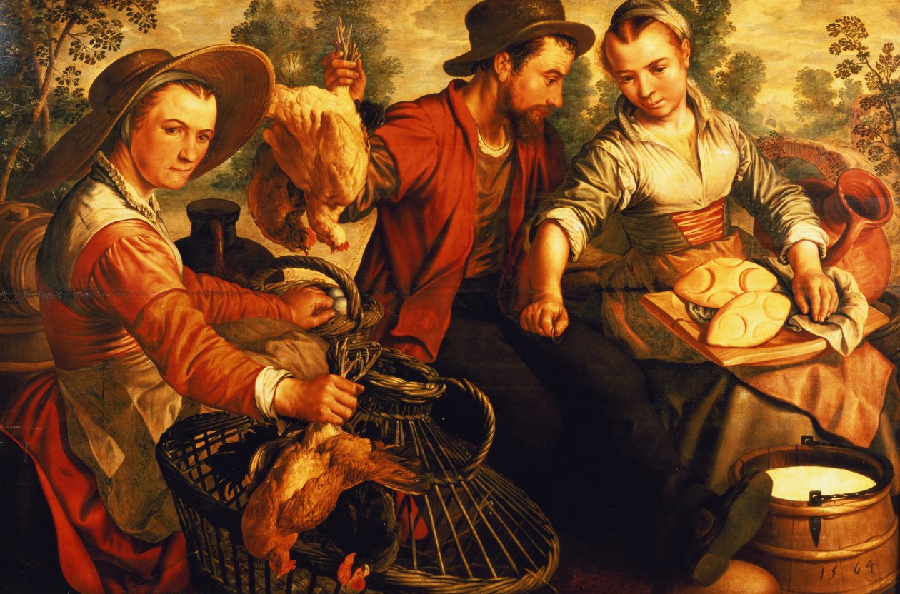 A piacon alkotó: Joachim Beuckelaer