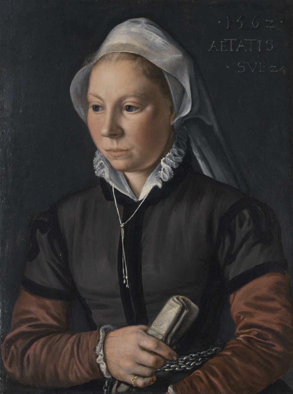 Fiatal nő portréja, 1562 alkotó: Joachim Beuckelaer