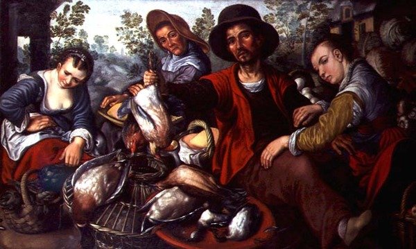 The Game Stall (olaj, vászon) alkotó: Joachim Beuckelaer