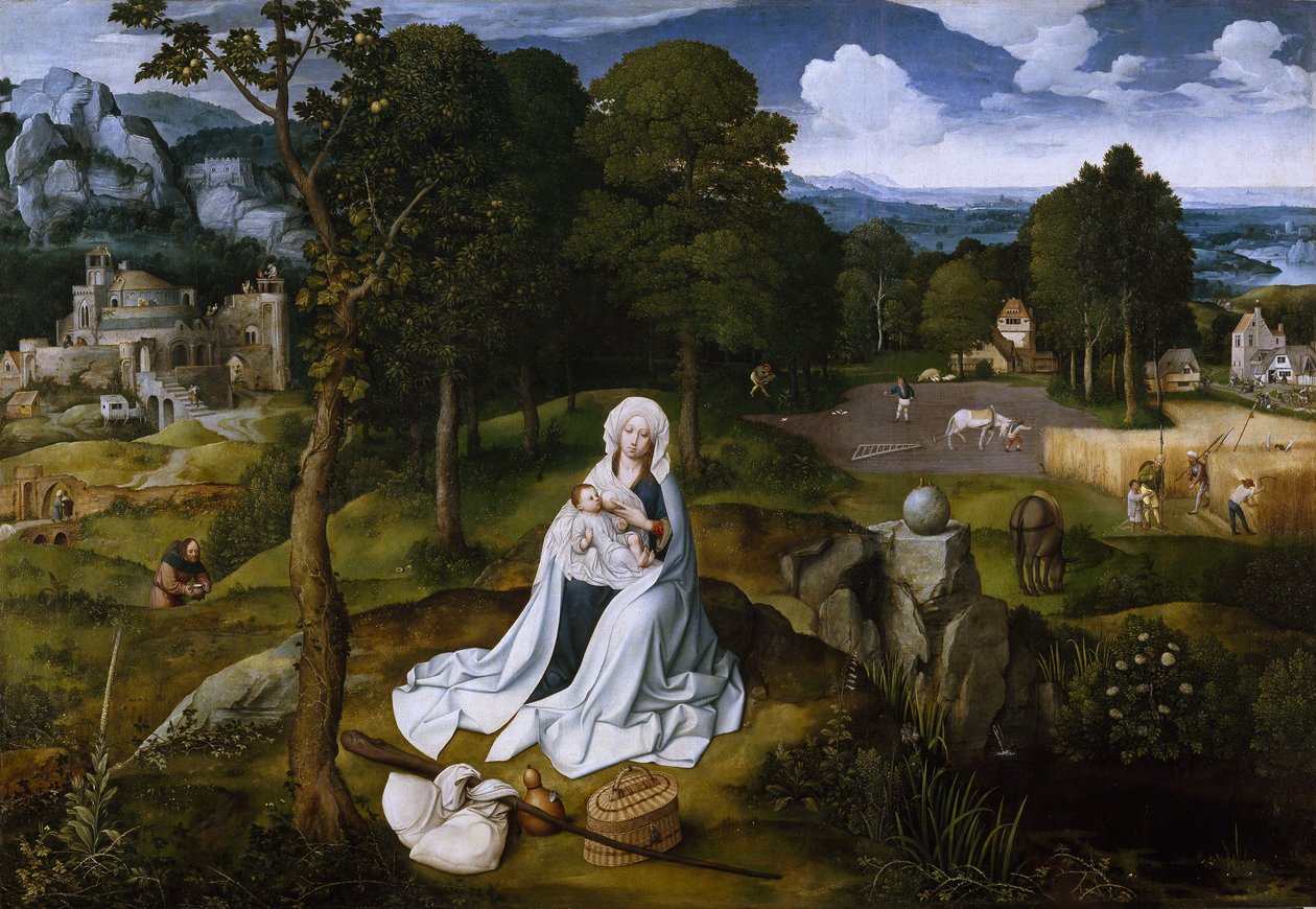 Repülés Egyiptomba alkotó: Joachim Patinir