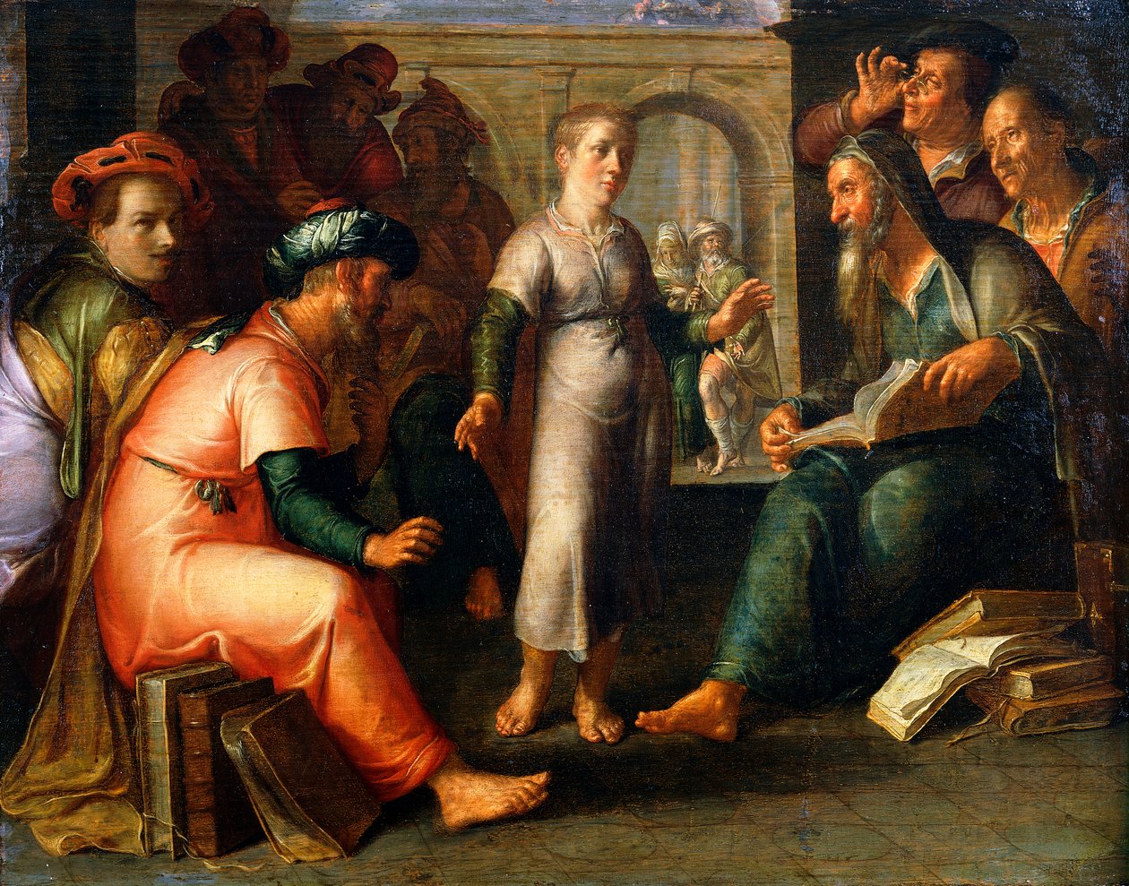 Krisztus az orvosok között alkotó: Joachim Wtewael or Utewael