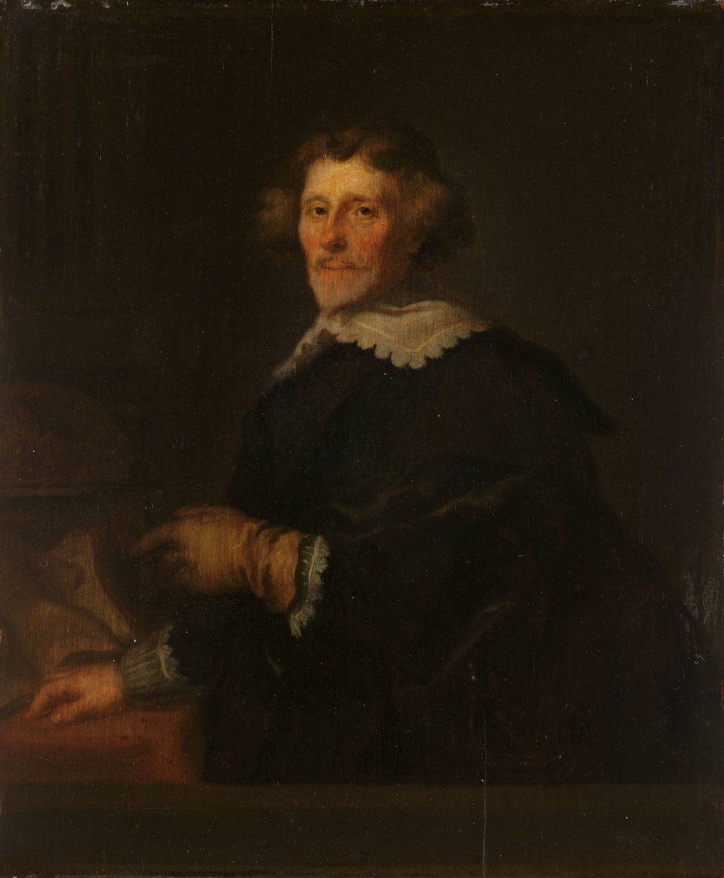 Pieter Corneliszoon Hooft, muideni végrehajtó, történész és költő portréja alkotó: Joachim von Sandrart (I)