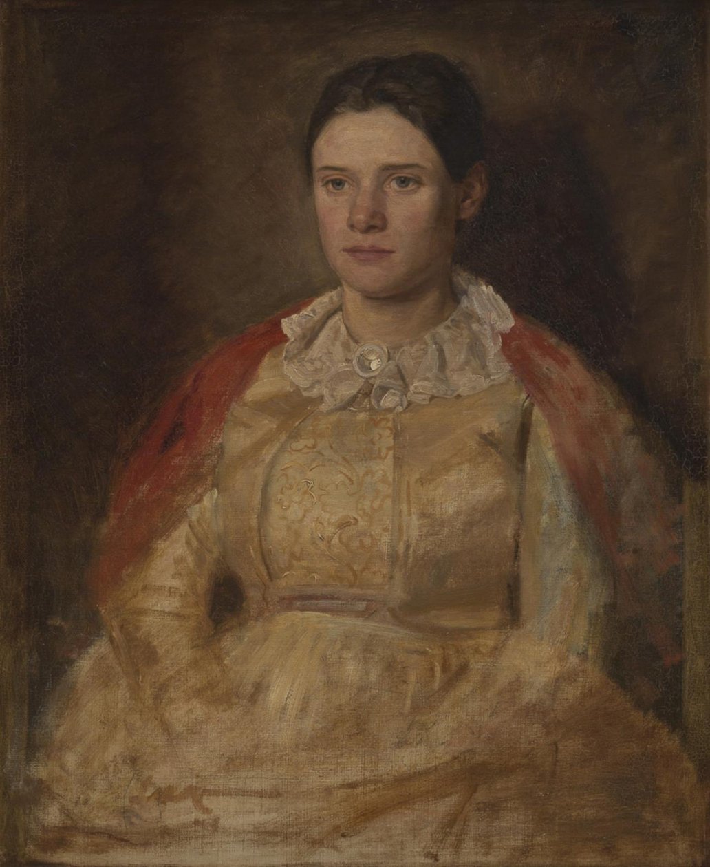 Agnete Skovgaard, született Lange, a művész felesége alkotó: Joakim Frederik Skovgaard