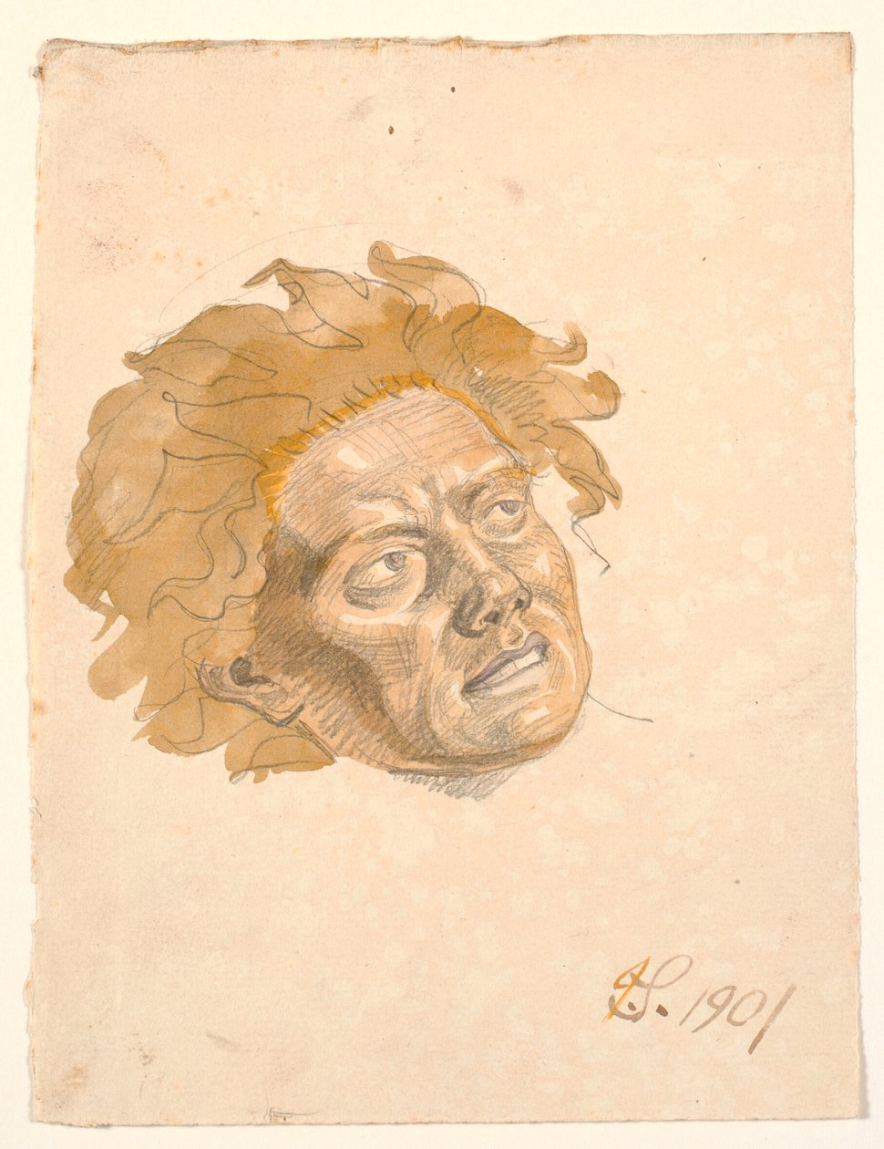 Férfi személy feje alkotó: Joakim Frederik Skovgaard