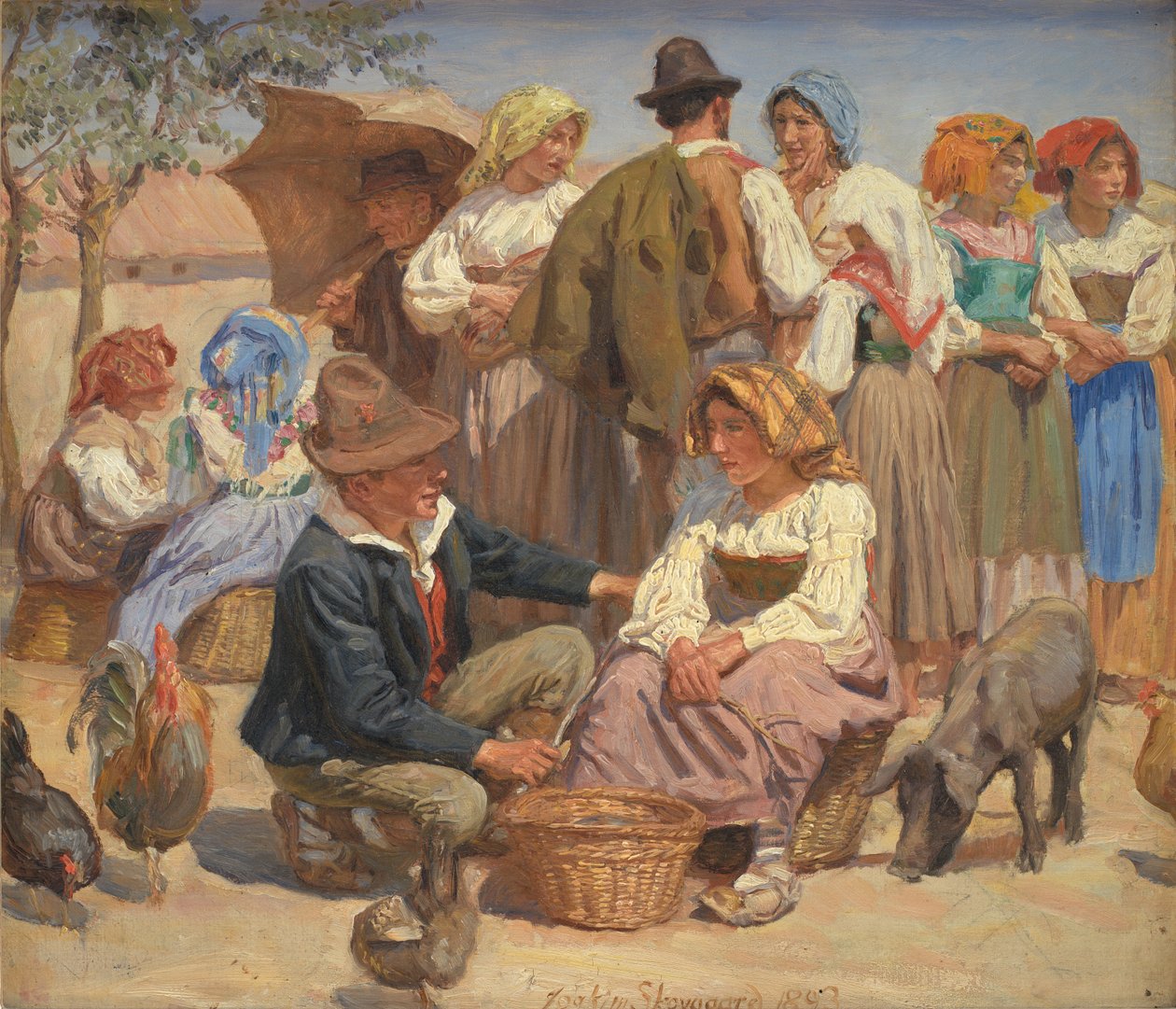 Sora jelzéssel alkotó: Joakim Frederik Skovgaard