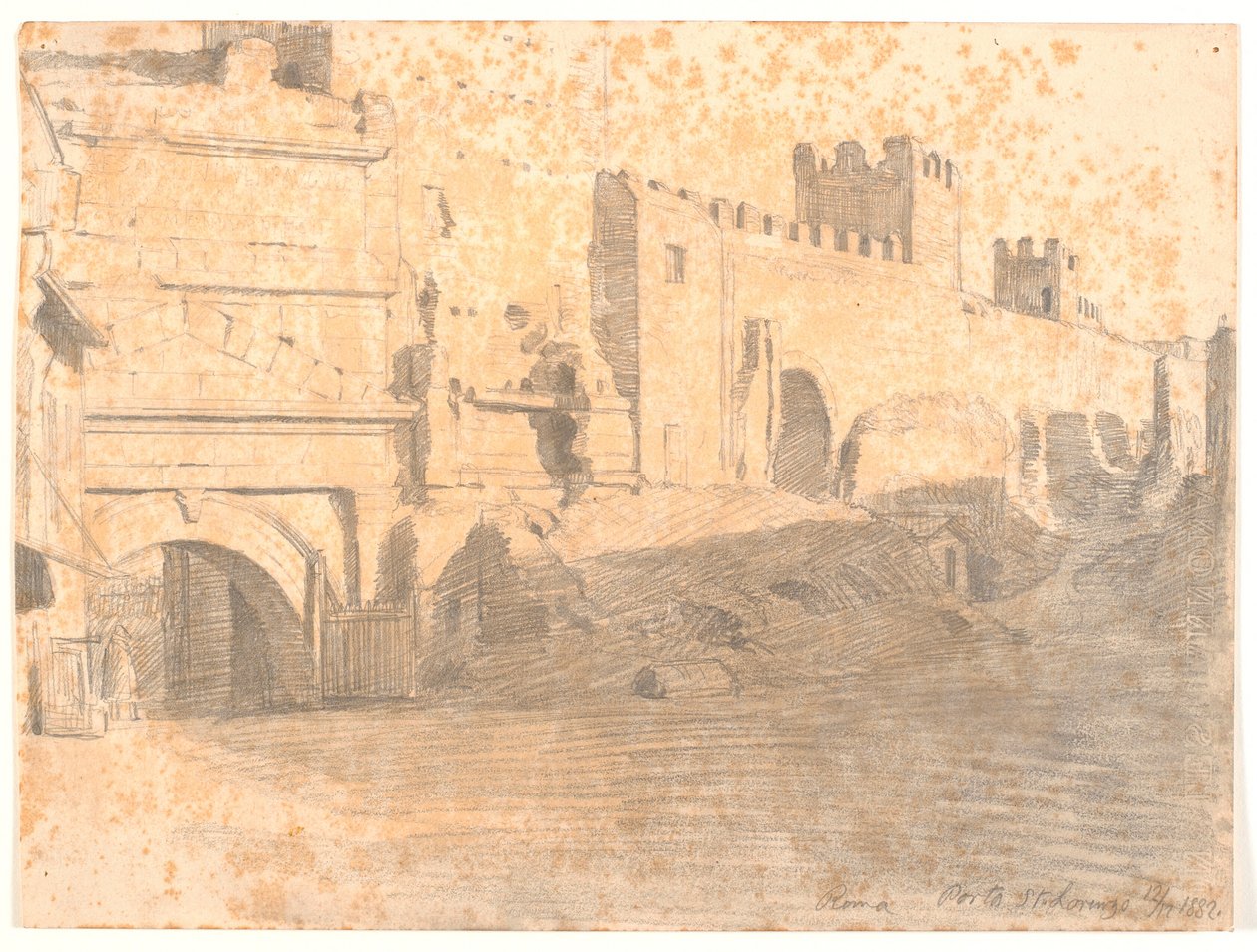 Porta San Lorenzo alkotó: Joakim Frederik Skovgaard