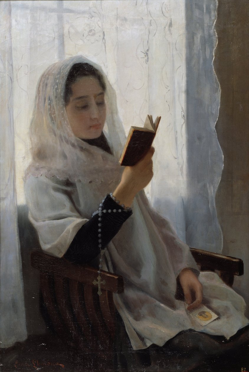 Olvasás alkotó: Joan Llimona
