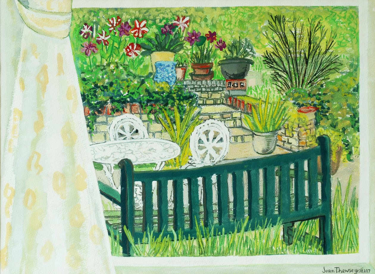 Cynthias Garden, 2011, gouache alkotó: Joan Thewsey