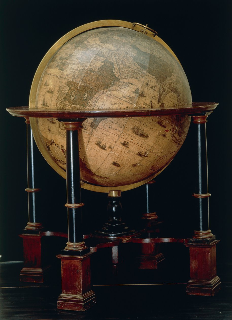 Földgömb, Joan Blaeu alkotó: Joan Blaeu