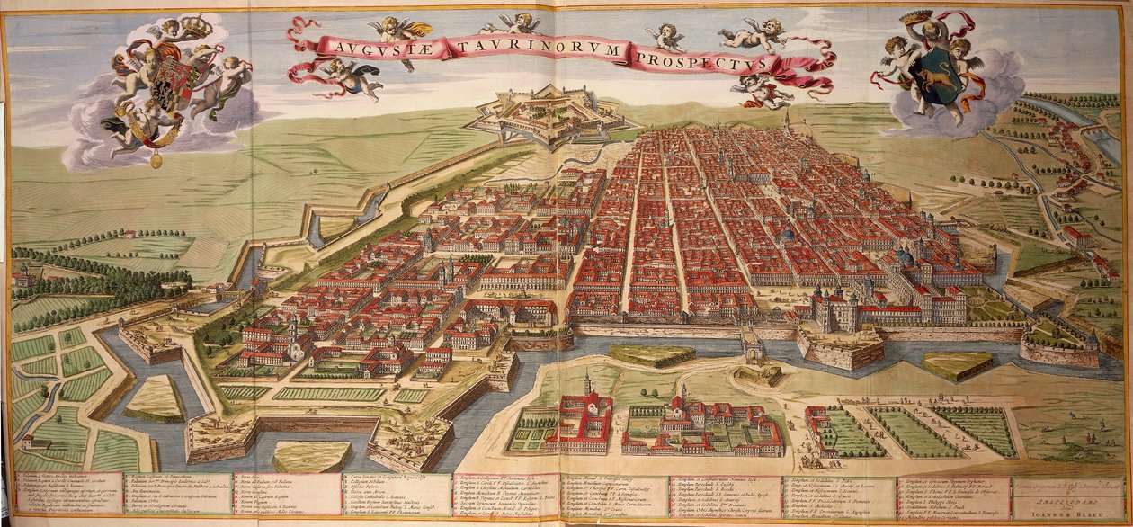 Torino térképe, Joan Blaeu, a Savoyai Színházból alkotó: Joan Blaeu
