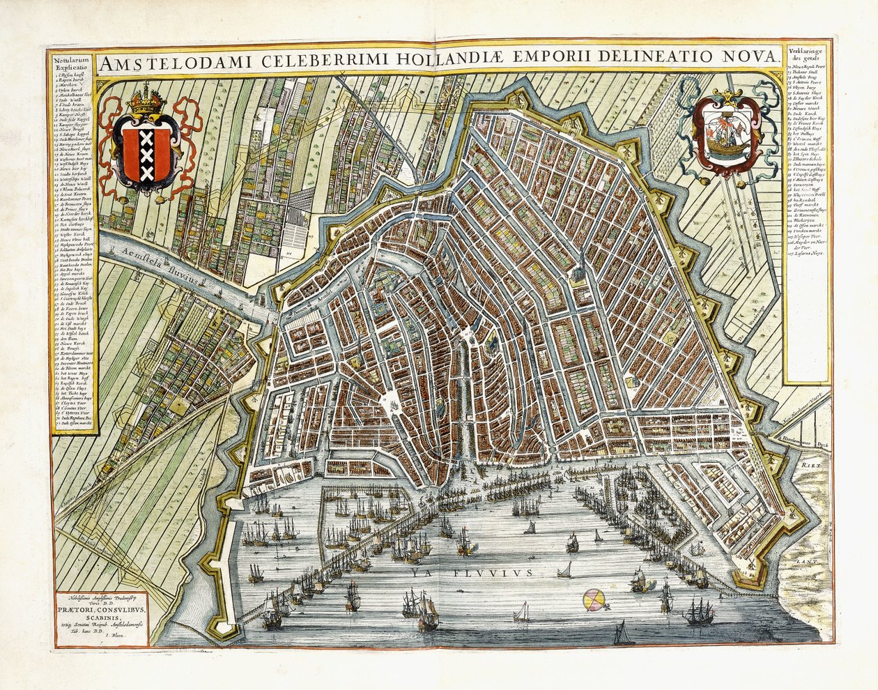 Hollandia és Németalföld városainak és épületeinek tervrajza és képe, 1649 alkotó: Joan Blaeu