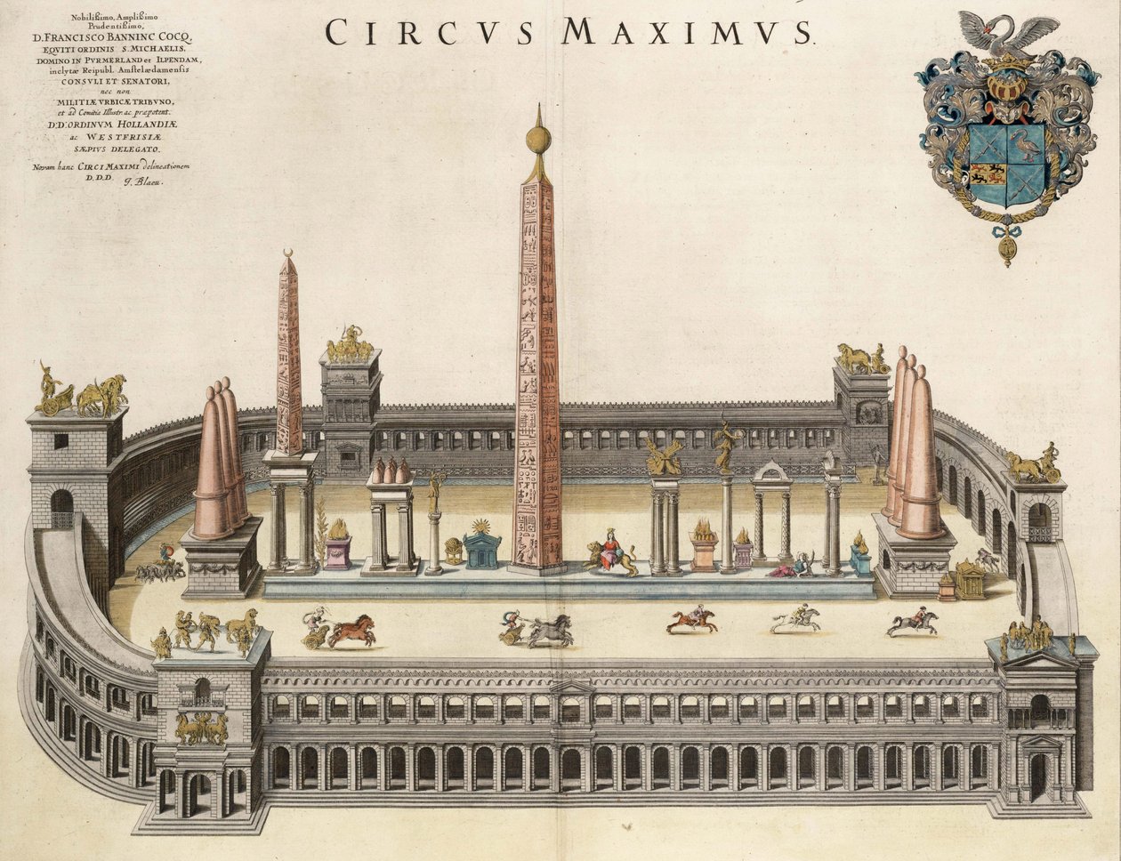 A Circus Maximus az Atlas Van Loonból alkotó: Joan Blaeu