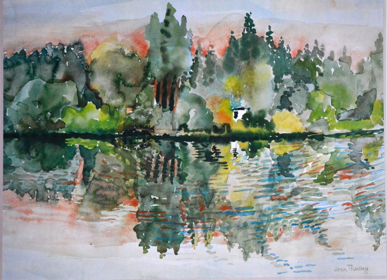 The Lake at Sunset, Bremes les Ardres, 2000, alkotó: Joan Thewsey