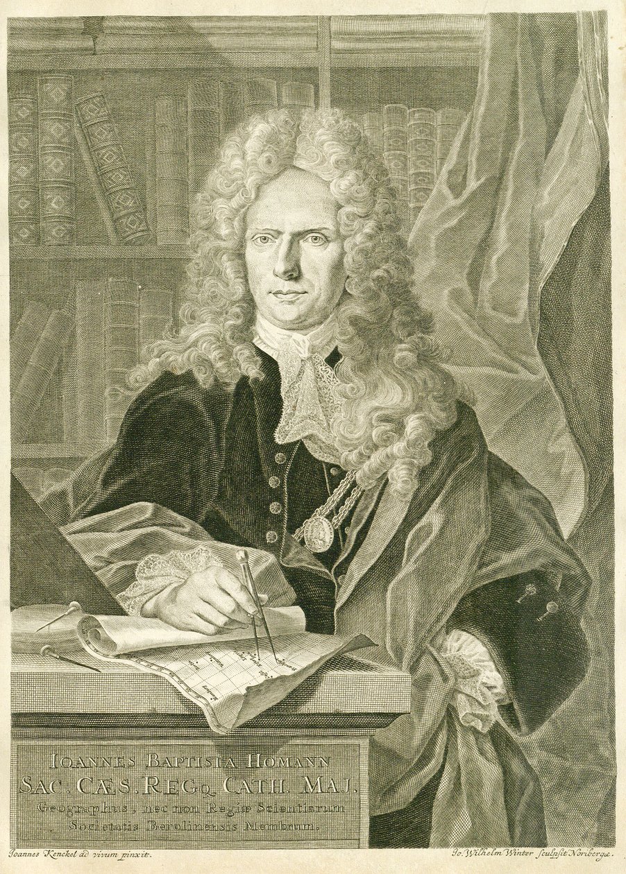 Joannes Baptista Homann, 1740 alkotó: Joannes Krenckel