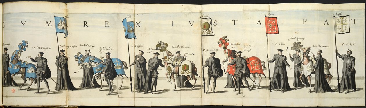 Temetési körmenet Antwerpenben V. Károly császár halála alkalmából, 1558, 1559. alkotó: Joannes van Doetecum