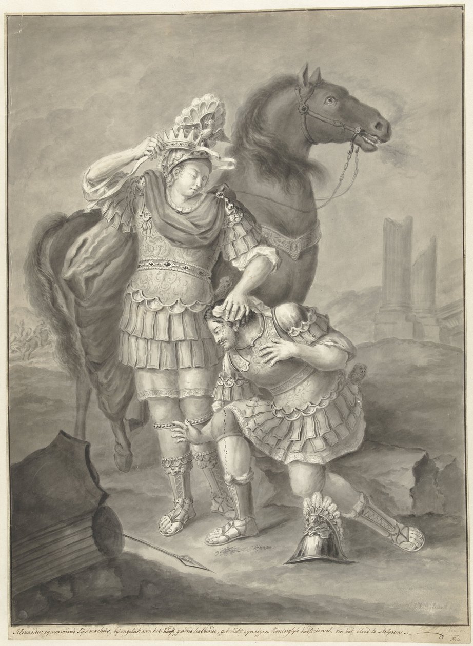 Sándor és Lysimachus alkotó: Joannis Jacobus Bijlaert