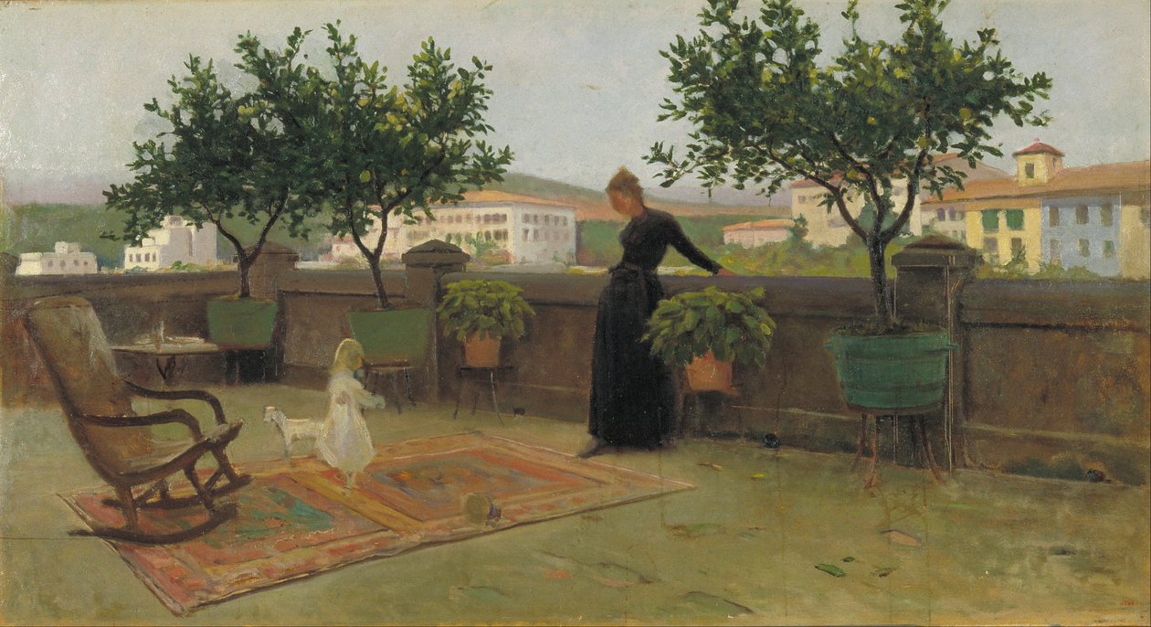 terasz alkotó: Joaquim Vayreda