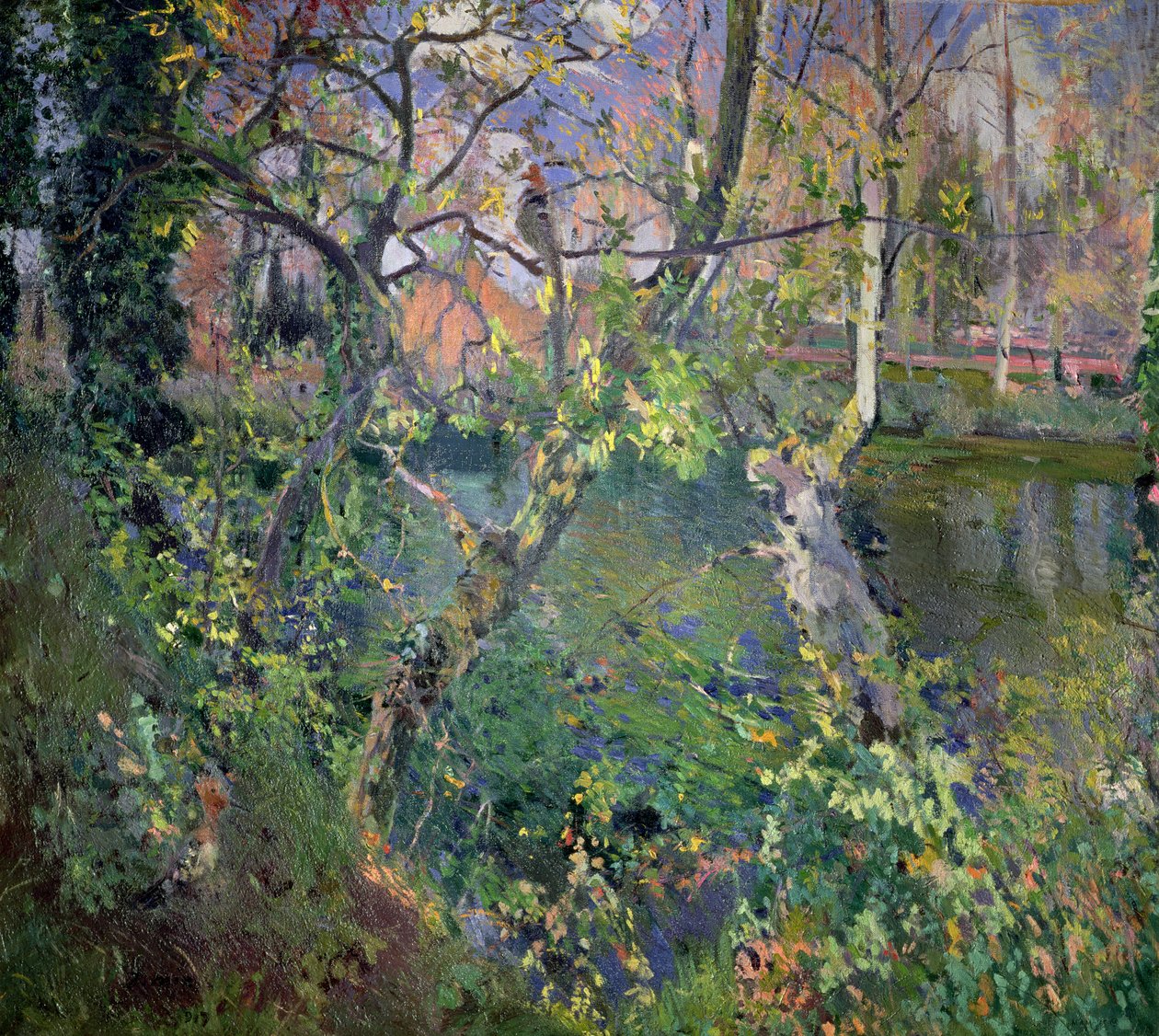 A mogudai esők, 1917 alkotó: Joaquin Mir Trinxet