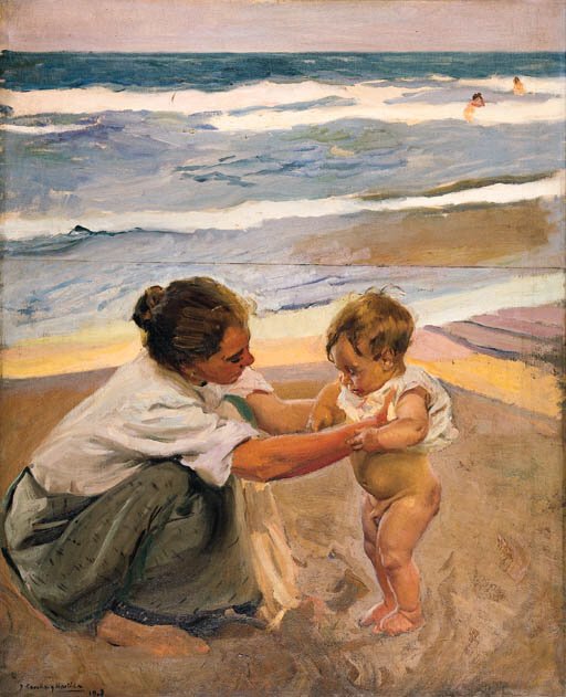 A Marn partján alkotó: Joaquín Sorolla
