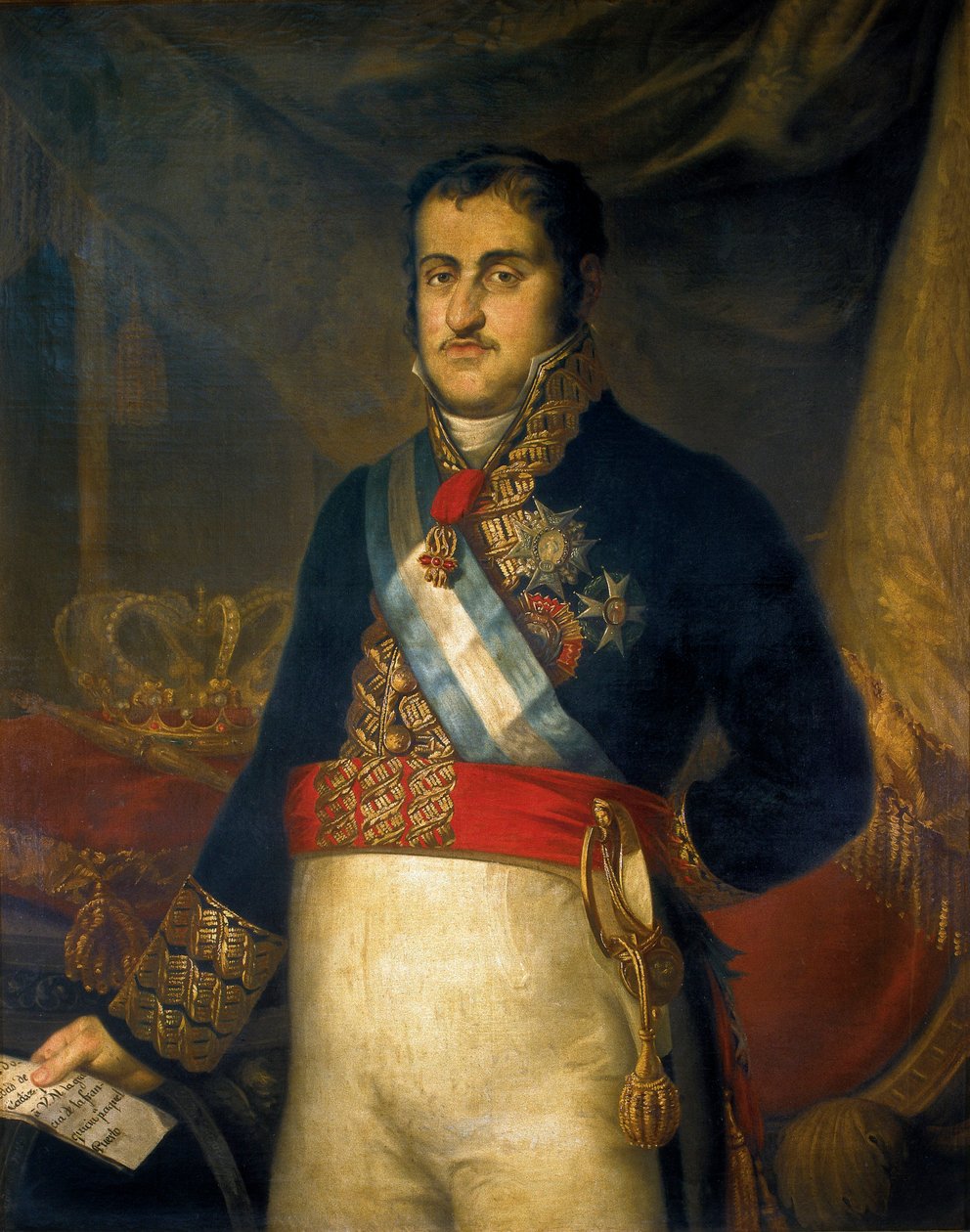 VII. Ferdinánd portréja (Fernando VII alkotó: Joaquin Manuel Fernandez Cruzado