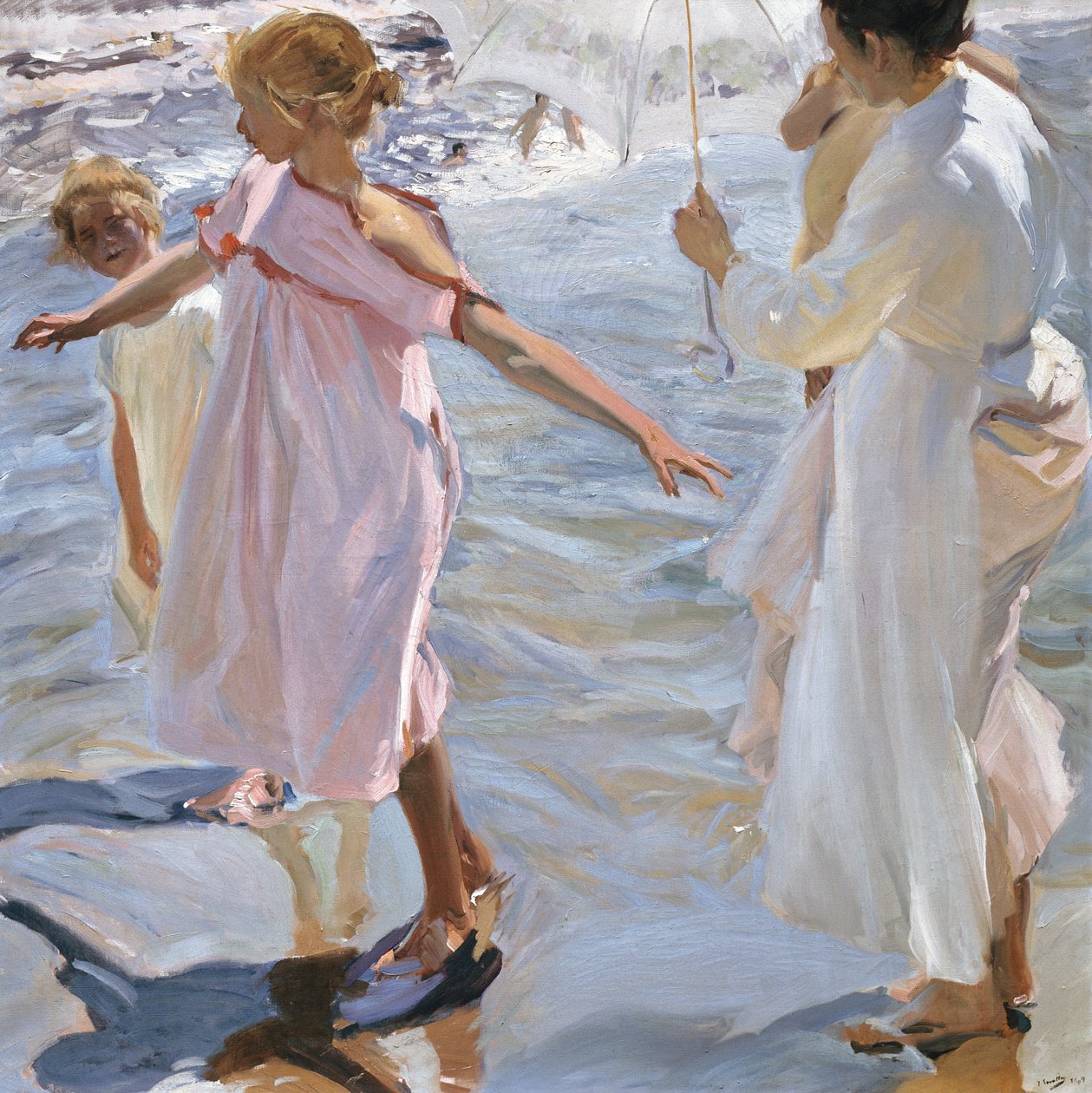 Fürdés ideje, Valencia alkotó: Joaquín Sorolla