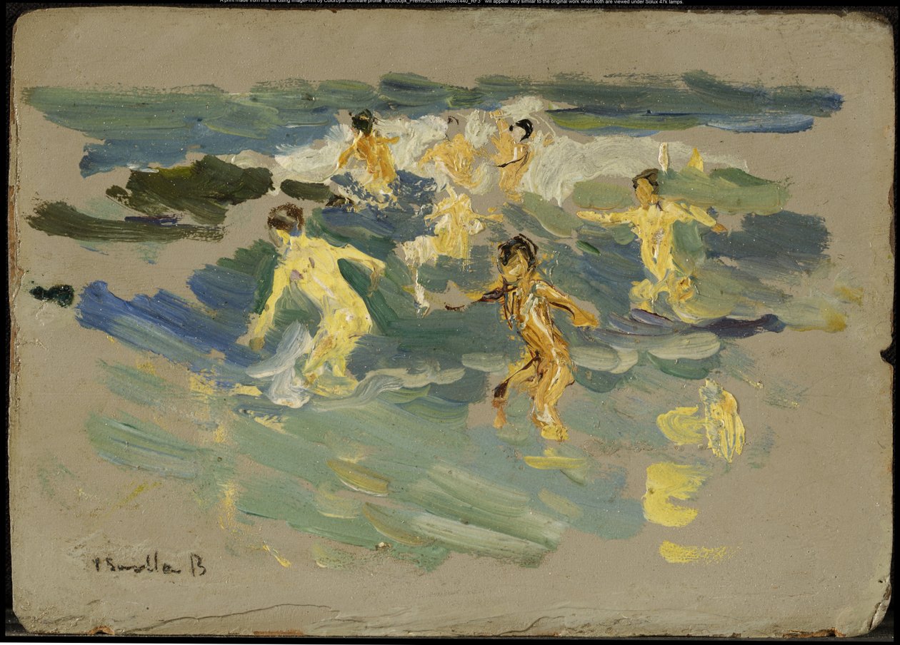 Valenciai strand, 1904 körül alkotó: Joaquín Sorolla