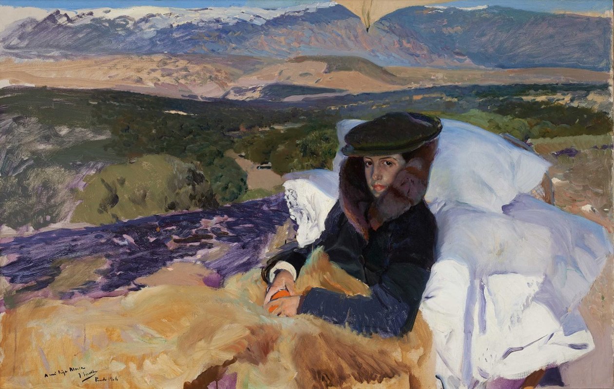 Lábadozó Maria El Pardóban, 1906. alkotó: Joaquin Sorolla y Bastida