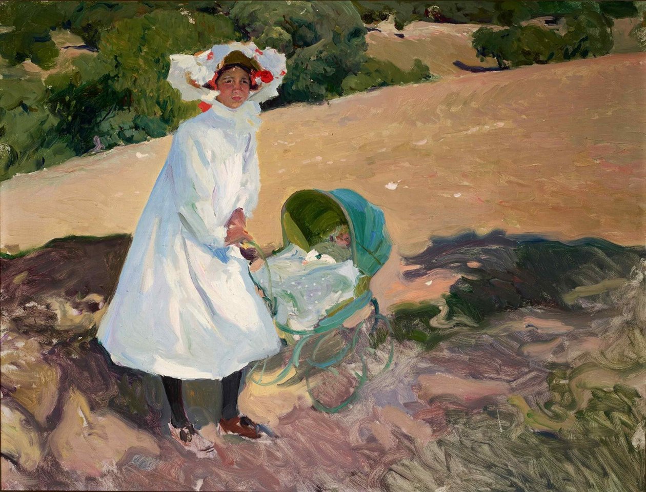 Elena az El Pardoban, 1907. alkotó: Joaquin Sorolla y Bastida