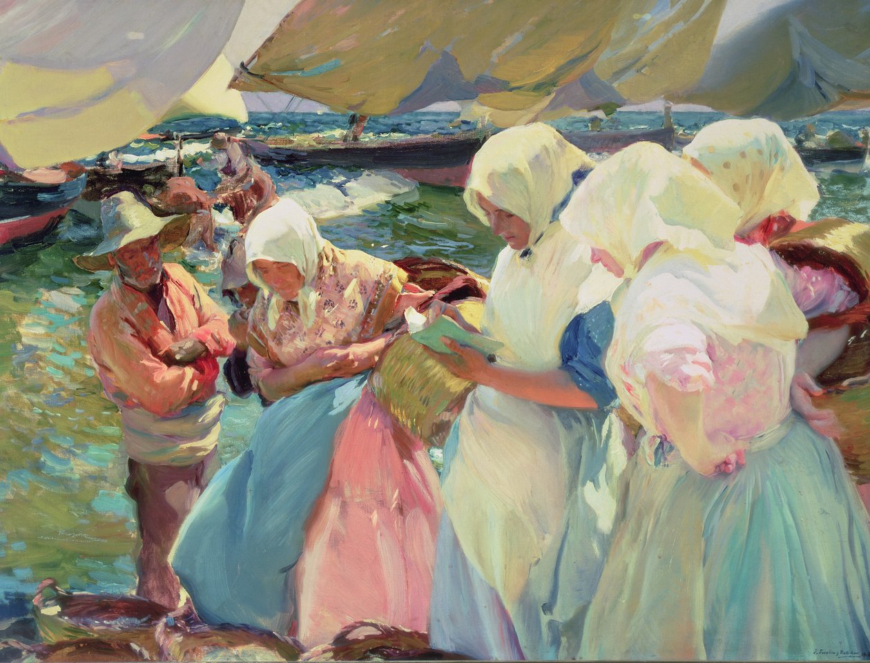 Halásznők a tengerparton alkotó: Joaquin Sorolla y Bastida