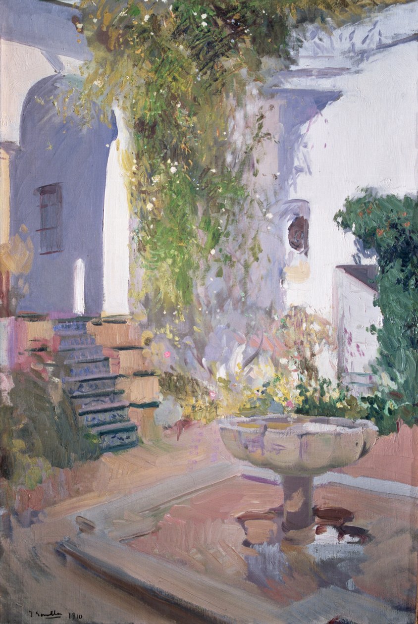Garden Grotto, Alcazar de Sevilla alkotó: Joaquin Sorolla y Bastida