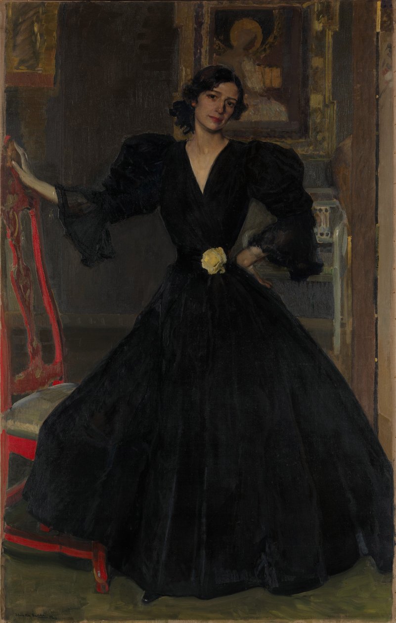 Sorolla fekete hölgye alkotó: Joaquín Sorolla