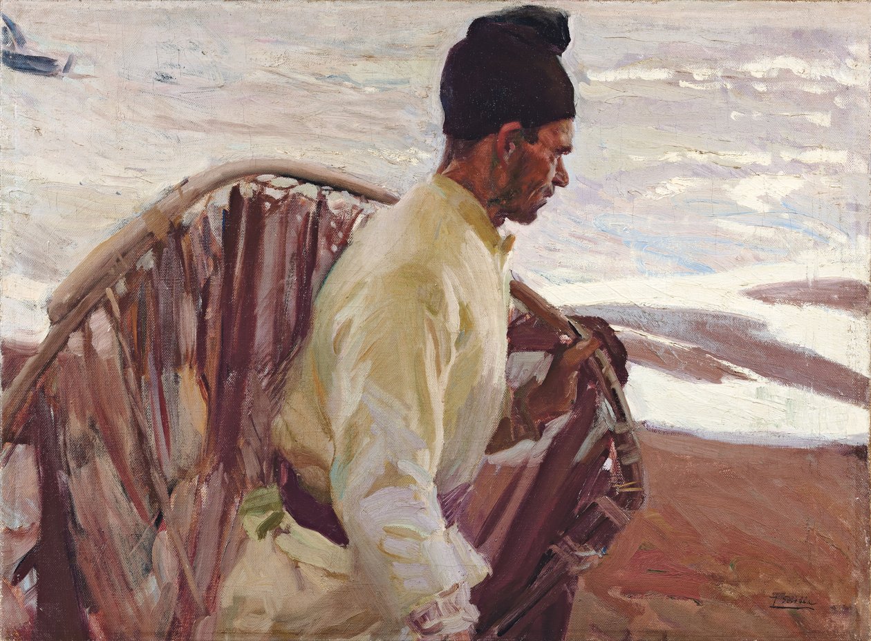Shrimp Fisherman, Valencia; Garnélahalász, Valencia, 1908 alkotó: Joaquín Sorolla