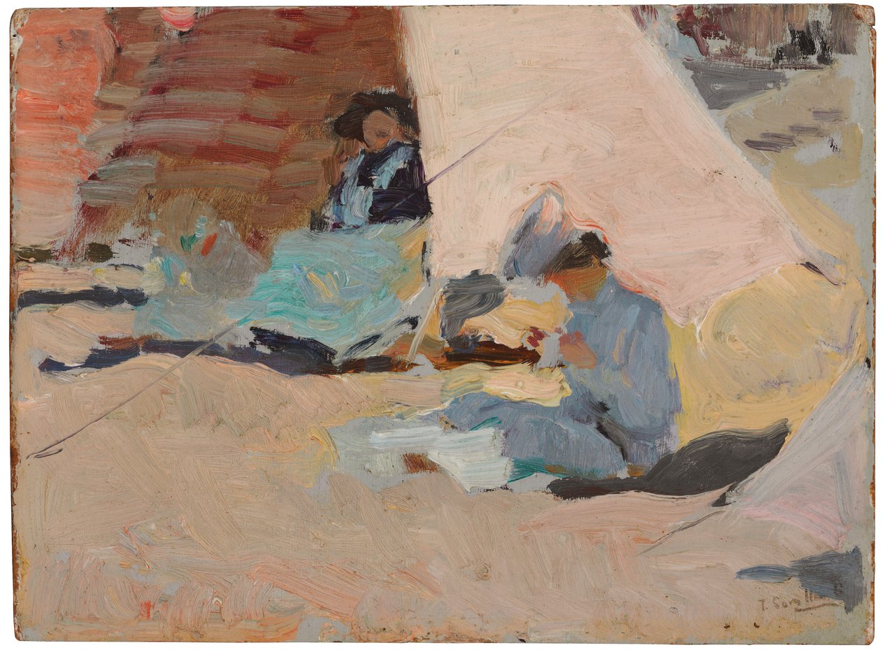 A tengerpart, Biarritz alkotó: Joaquín Sorolla