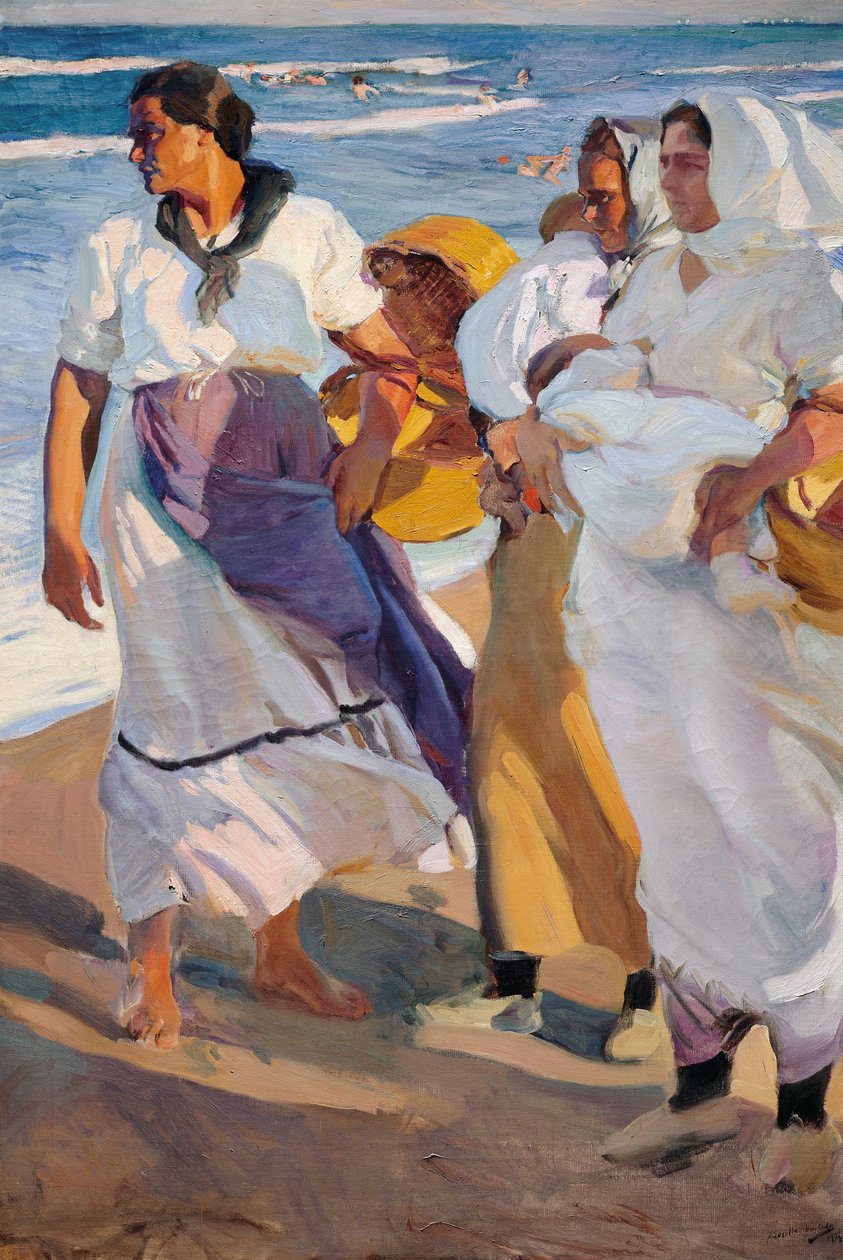 Valenciai halásznők alkotó: Joaquín Sorolla