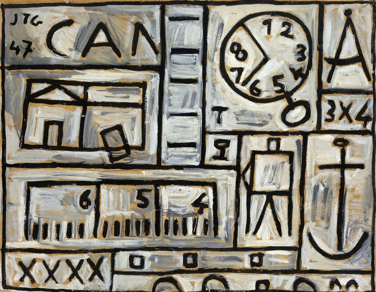 Konstruktív művészet; Arte Constructivo alkotó: Joaquin Torres Garcia