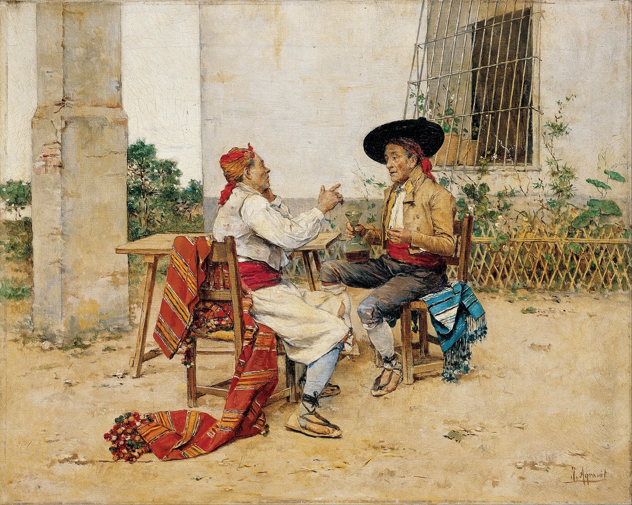 A Valencia Huerta két lakója alkotó: Joaquín Agrasot